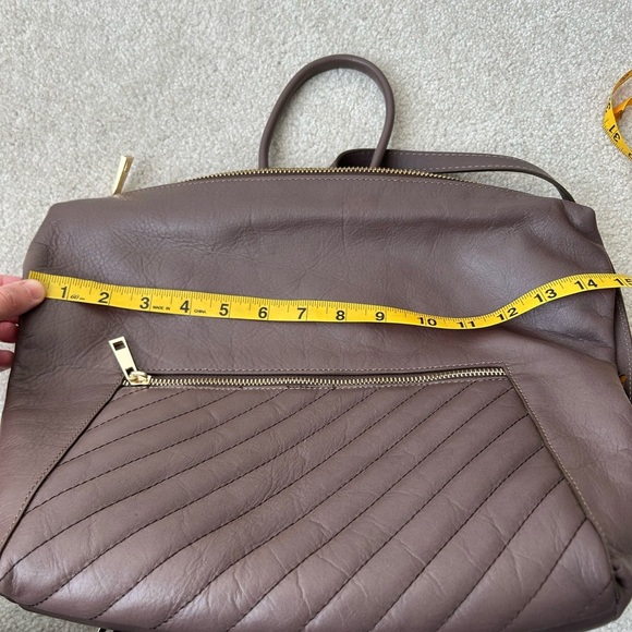 Simons genuine leather backpack taupe - Picture 15 of 16